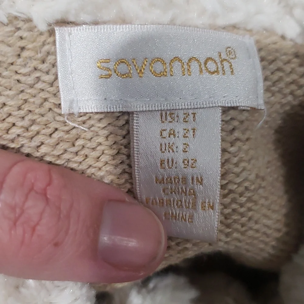 Savannah brand sweater size‎ 2T